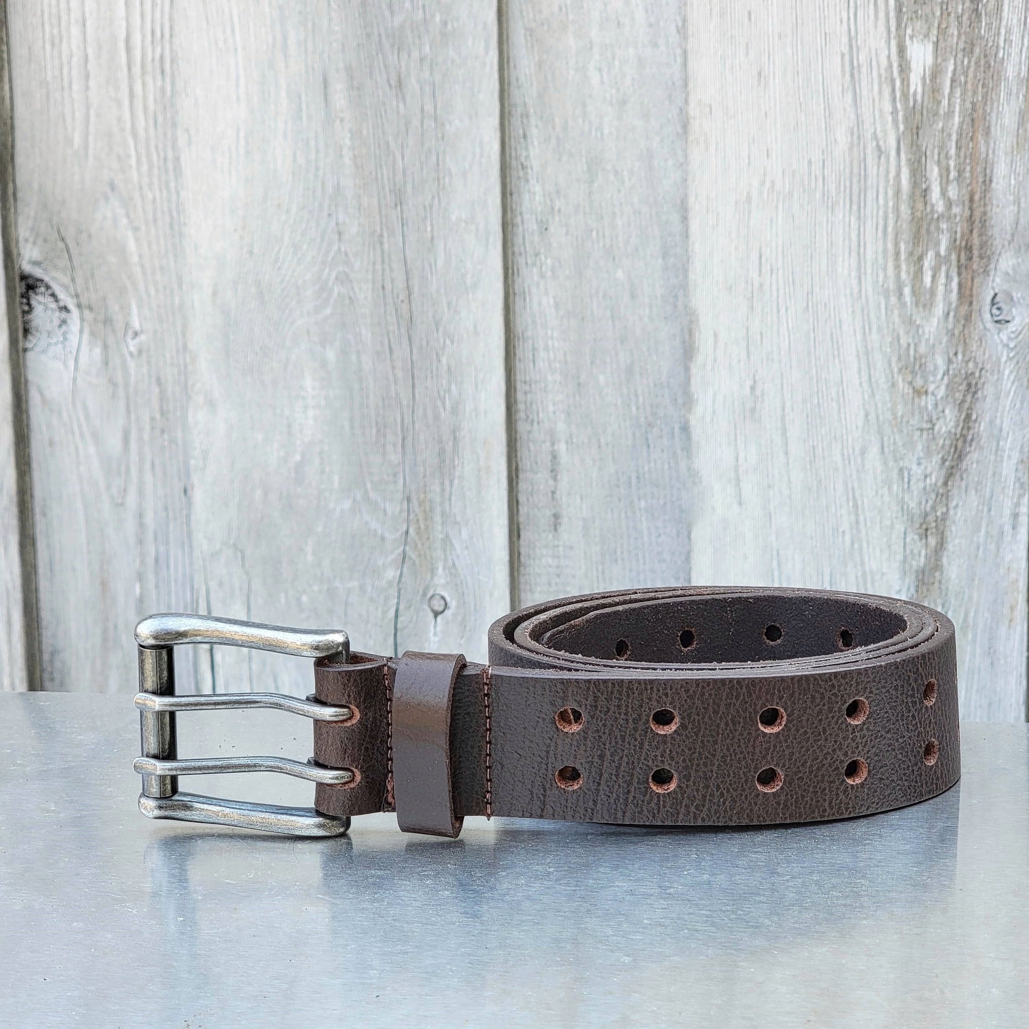 The Double Hole Belts - 2 PC Gift Set