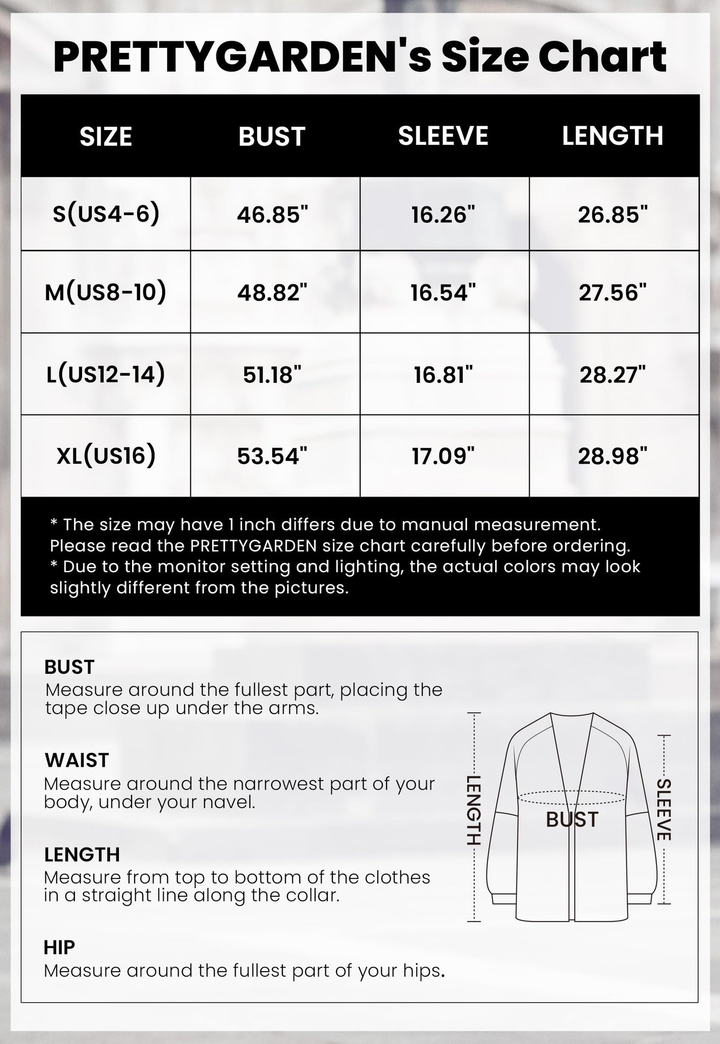 PRETTYGARDEN Womens Oversized Cardigan Sweaters 2025 Fall Long Lantern Sleeve Knit Open Front Lightweight Sweater (Grey Beige,Large)