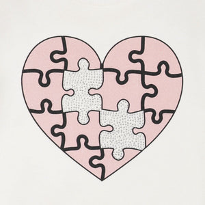 Puzzle Heart Girls Casual Set-3