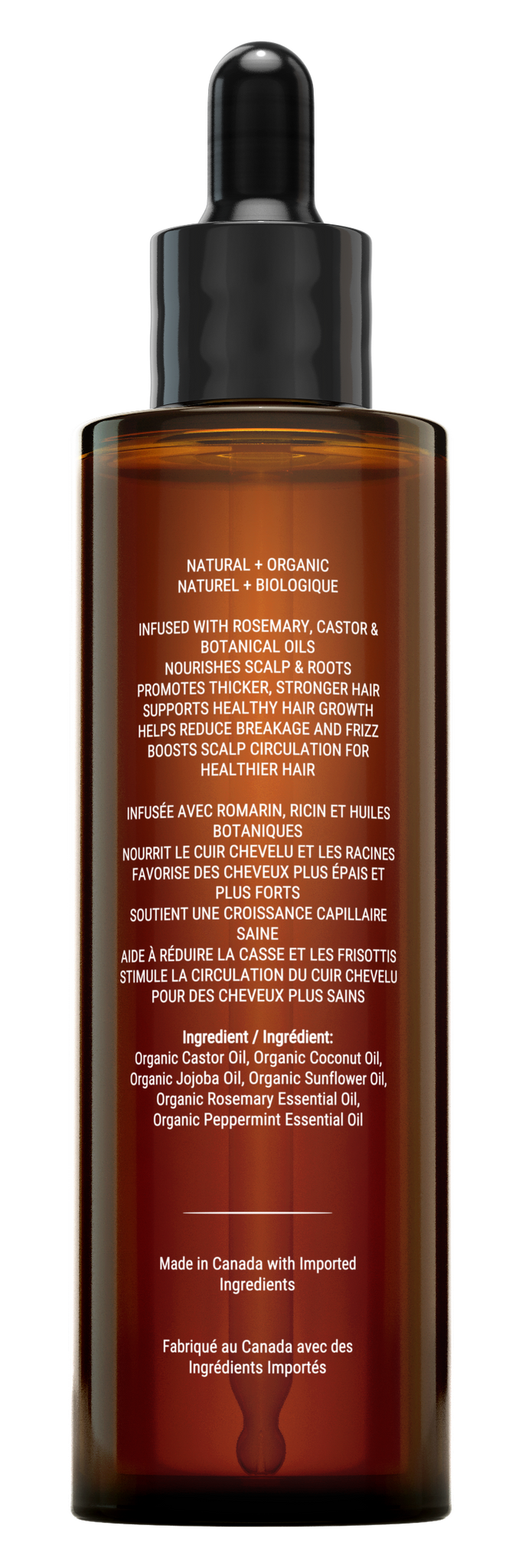 Canadian Grace Rosemary + Castor Hair Oil  - The Ultimate Root Revival