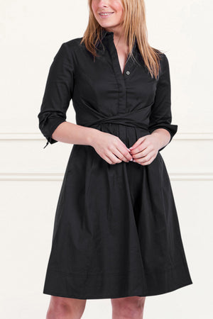 Tessa Elegant Shirt Dress 3/4 Sleeve Buttons