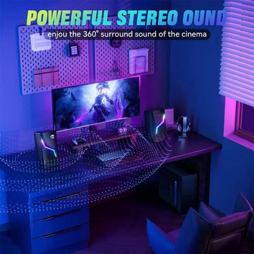 LDAS - A8 Computer Speakers for Desktop Monitor, USB/USB-C Powered PC Speakers