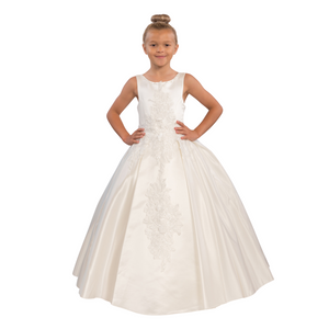 Satin Simone Girls Formal Dress-1