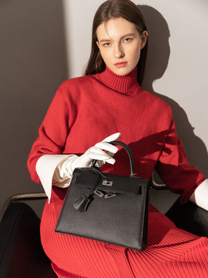 Clifton Leather Top Handle Bag