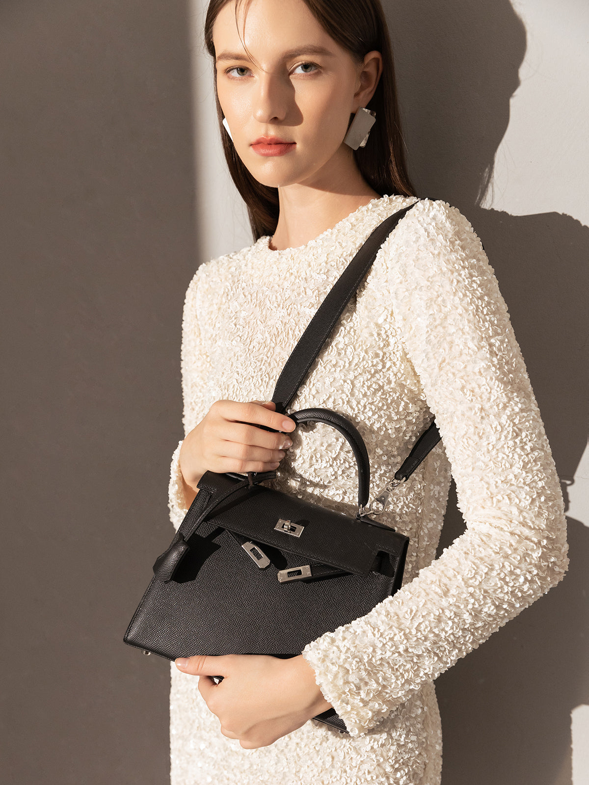 Clifton Leather Top Handle Bag