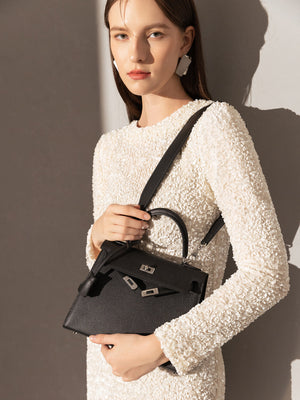 Clifton Leather Top Handle Bag
