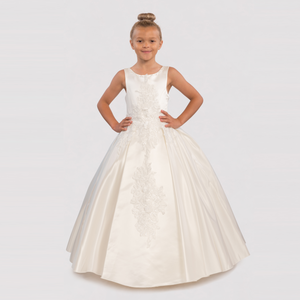 Satin Simone Girls Formal Dress-3