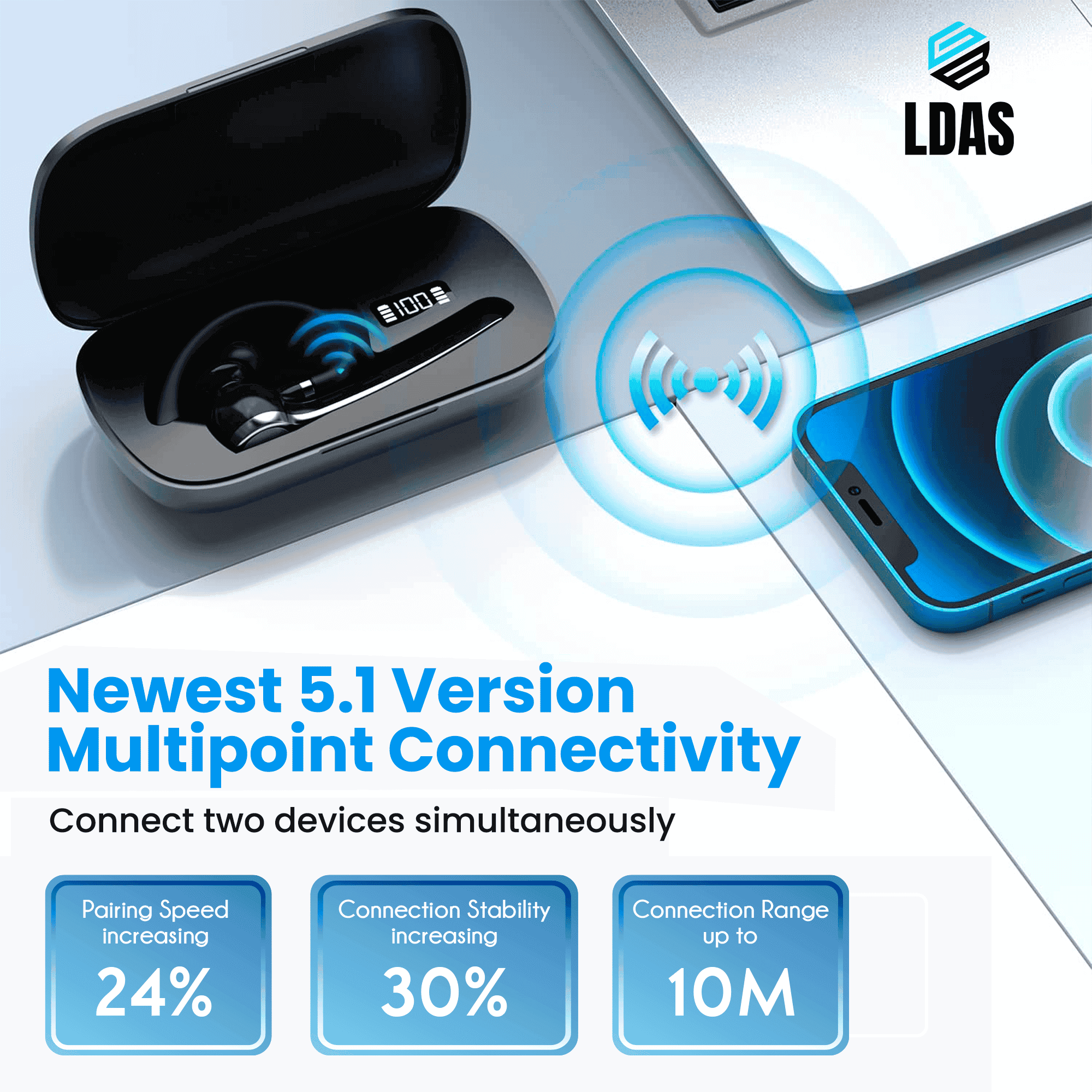 LDAS Bluetooth Headset G7
