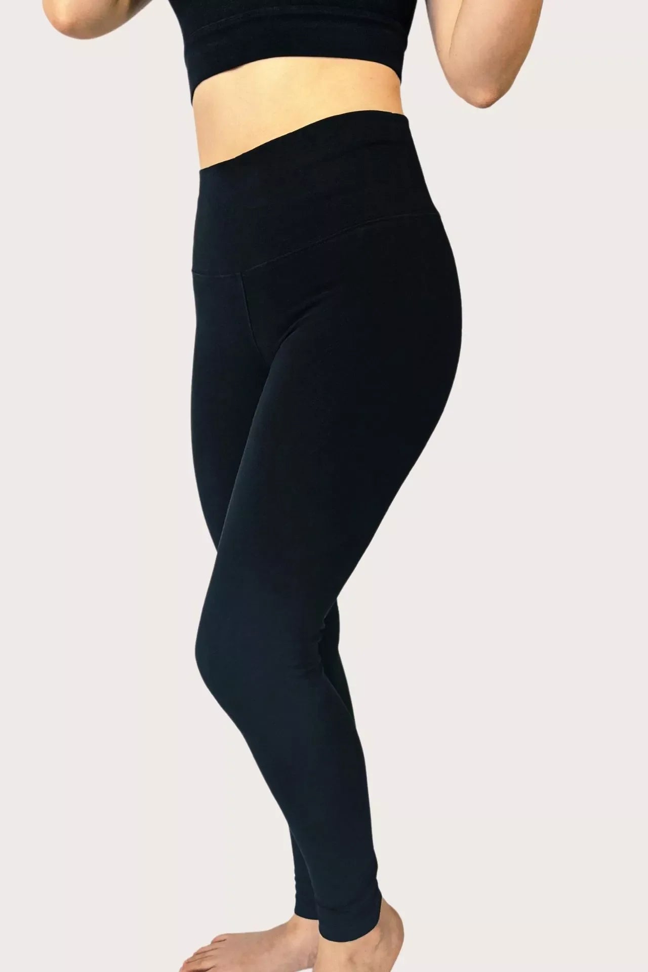 Organic Cotton Mini Flare Yoga Pants 28"